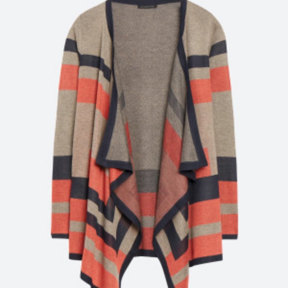 STACCATO Jayde Open Drape Cardigan  S | Tan